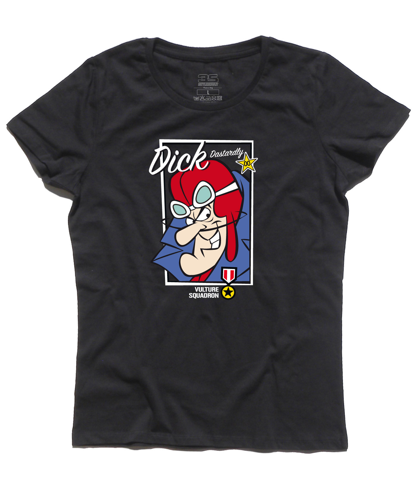 T-shirt donna MUTTLEY 2 Dick Dastardly Vulture Squadron corse