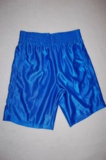 Boys BRIGHT BLUE AHTLETIC / BASKETBALL SHORTS Two Pockets SIZE XS 4-5
