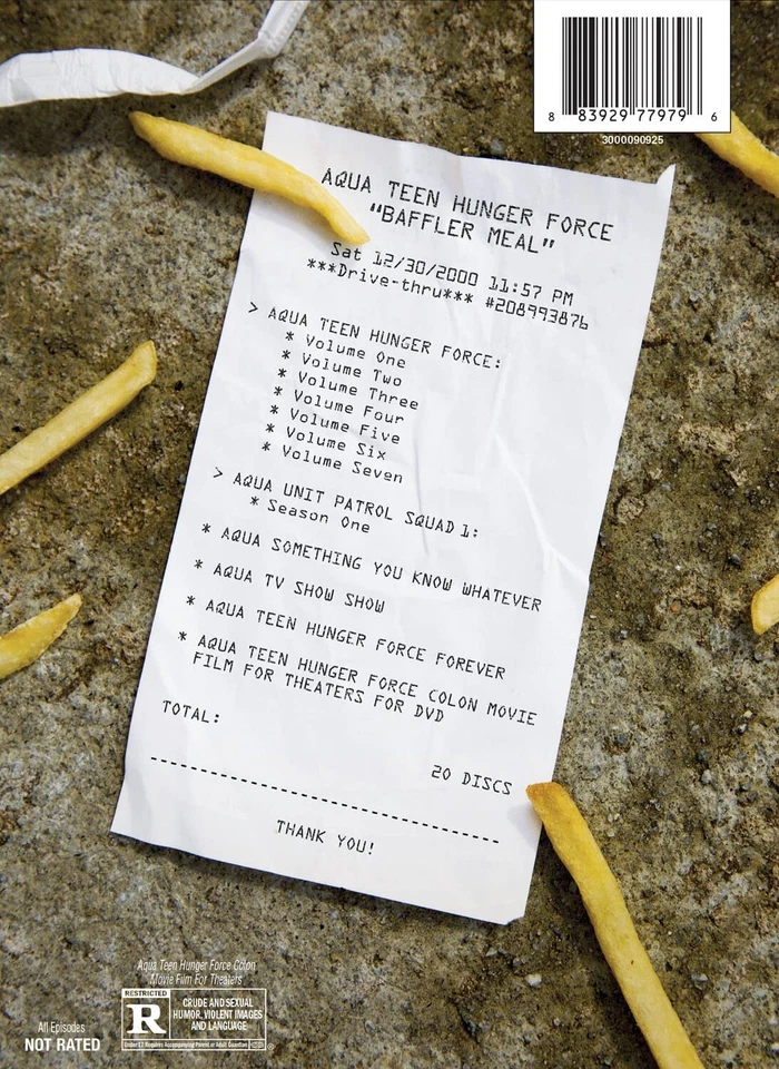 Aqua Teen Hunger Force Complete Series Collection(20-DVD Set,Vol.1-7-11+Movie) - Image 3 of 3