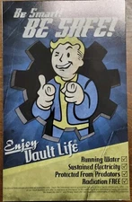 Fallout 4 Vault Boy Print Art Home Decor Foam Wall Art 11.5 X 7.25 Inch