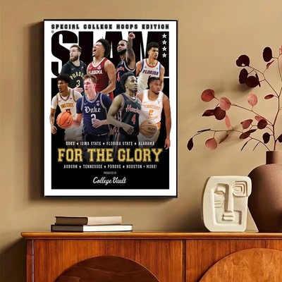 Special College Hoops Edition Men s Basketball 2025 For The Glory Poster