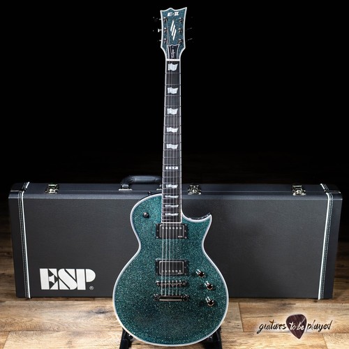 ESP E-II Eclipse DB EMG Guitar w/ Case – Granite Sparkle