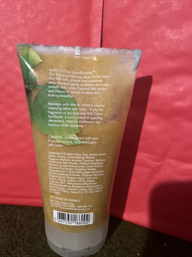 Bath And Body Wild Citrus Sunflower Body Scrub 8 Oz - Picture 3 of 3
