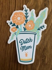 DUTCH Bros STICKER Mother’s DAY Mom MOTHER 2019 May FLOWERS Rare! DB Coffee