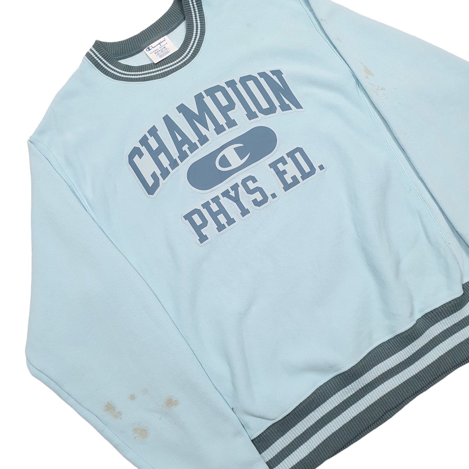 CHAMPION Reverse Weave Crewneck Cotton Jumper Sweatshirt Mens M image 3