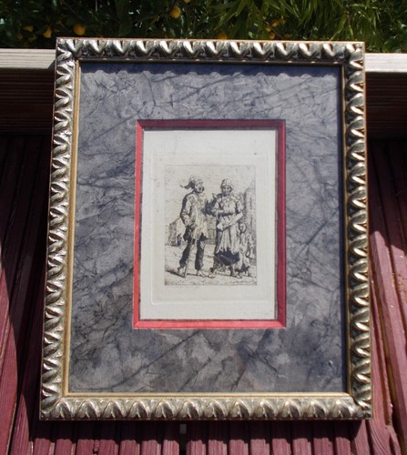 Engraving Antique Belgium Van-de-Kerkhove Beggars Of Flanders Ref 1