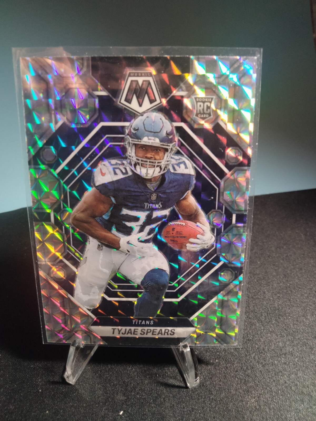 2023 Panini Mosaic - Rookies Mosaic Prizm #369 Tyjae Spears (RC)