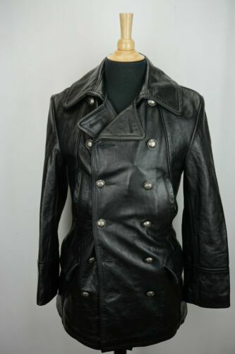 Supreme Schott Leather Car Coat Black | eBay UK