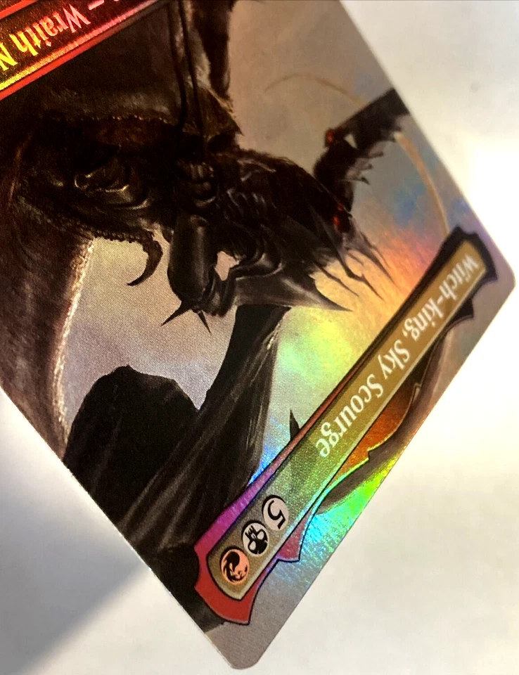 Witch-king, Sky Scourge *BORDERLESS FOIL* The Lord of the Rings 511 NM - Image 4 of 4