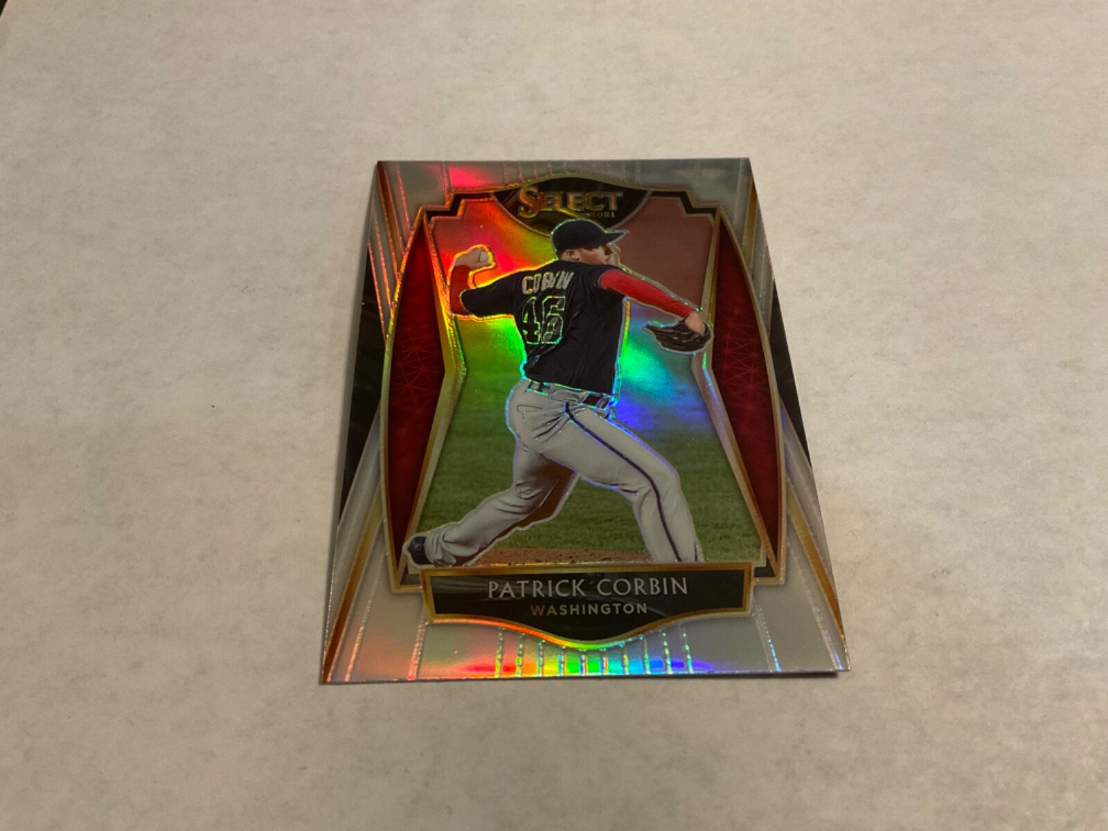 2021 Panini Select Patrick Corbin Premier Level Prizm Refractor # 122