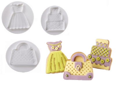 Pavoni: Fashion: Set 3 molds with fondant ejection