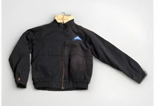 Vtg Cintas Navy Blue Quilted Jacket Coat Size S Mechanic Work Tarrytown Honda