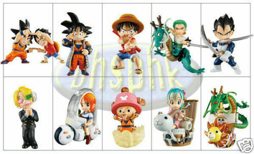 w 龍珠Dragonball x One Piece 40th Weekly Jump Dream Fusion 11 Types Toy  Figure