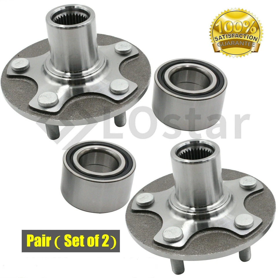 Pair(2) Front Wheel Hub & Bearing Fits 93-02 Nissan Quest 97-02 Mercury villager - Image 2 of 4