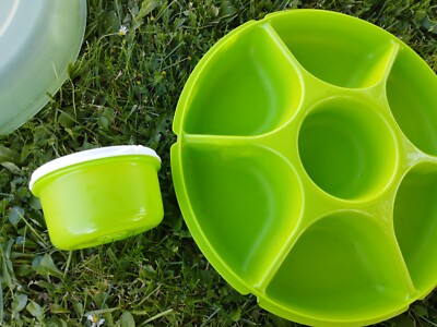 TUPPERWARE LOT 12 Compotiers Plateau Tournant Buffet Gateaux Lunch Apero EUR 35,00 - FR