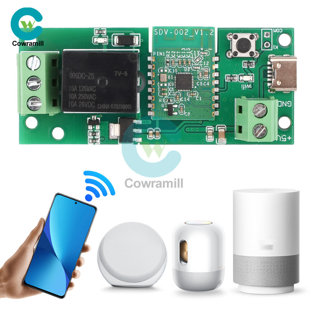 Single Channel Bluetooth WIFI inching Self-locking Module Relay