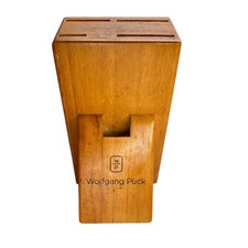 WP Wolfgang Puck Butcher Block Wooden Knife 5...