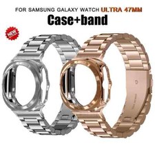 Stainless steel strap Metal Band  TPU case For Samsung Galaxy Watch Ultra 47mm