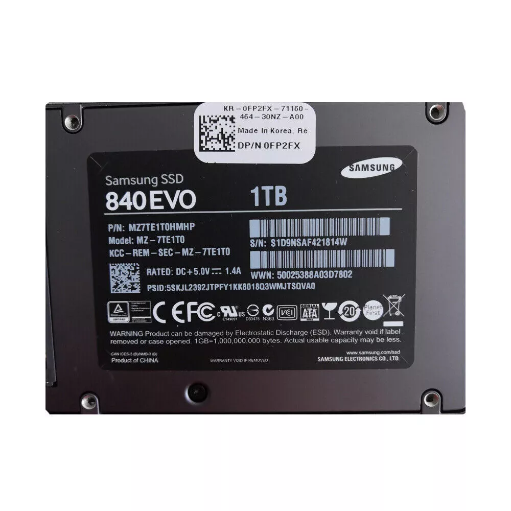 Ssd samsung best sale 840