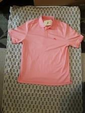 NEW MEN'S MEDIUM TOMMY BAHAMA PINK POLO SHIRT NWT