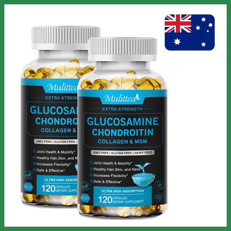 Glucosamine Chondroitin MSM,Turmeric, Joint & Mobility Supplement 2 x