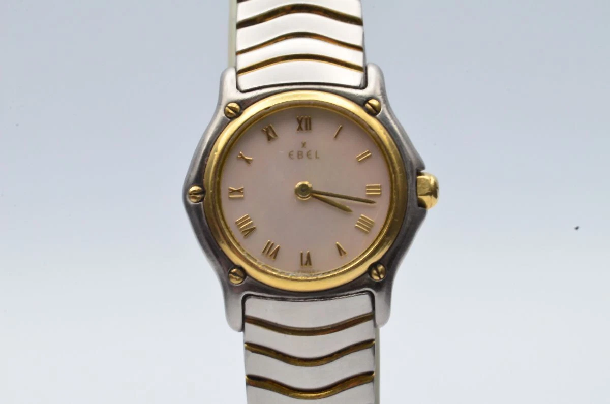 Ebel Sport Classique Women s Watch 1057901 Steel 18K Gold Vintage Watch 23MM