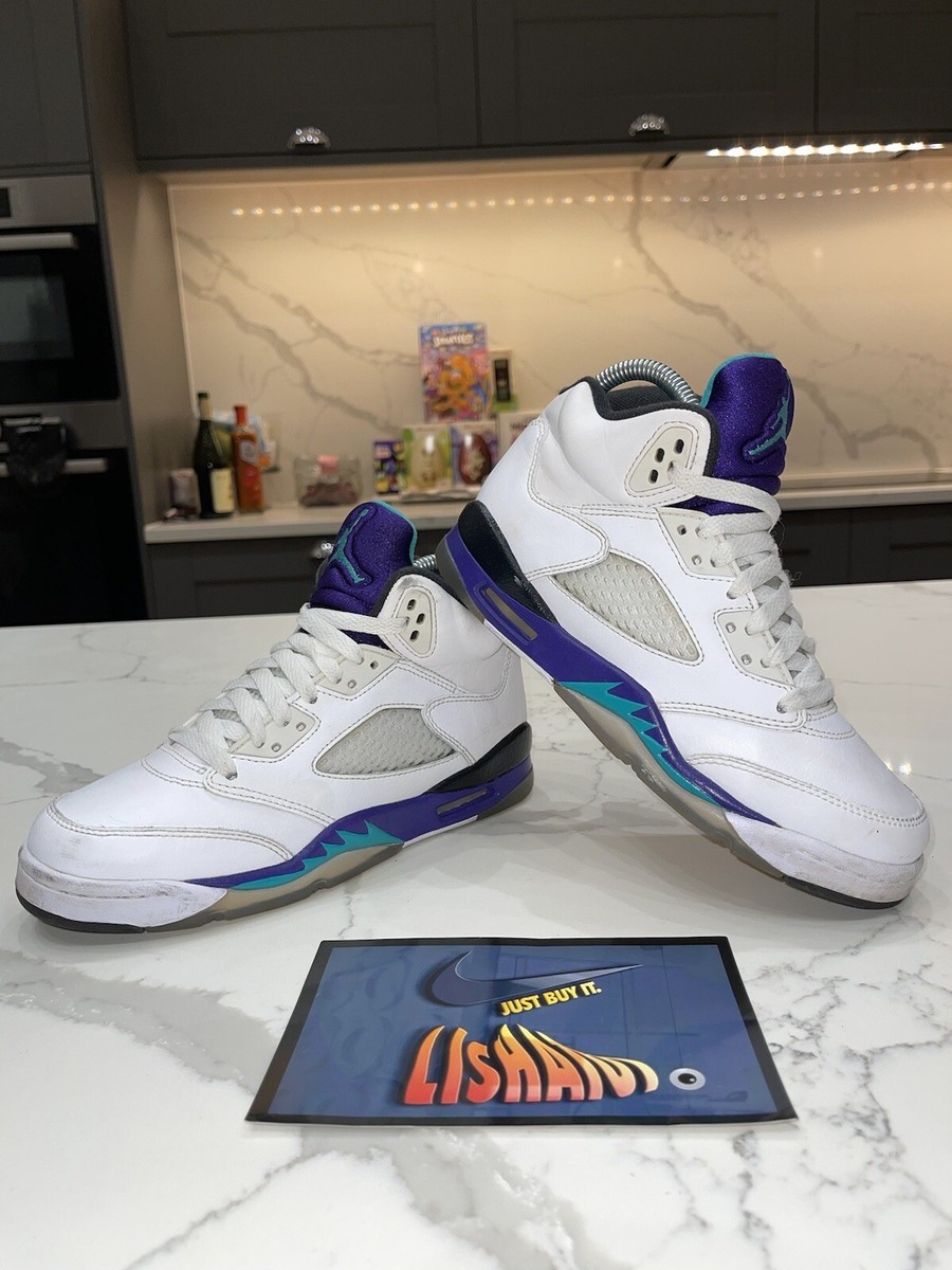 Nike Air Jordan Retro GS Grape 2013 440888-108 Size Uk Eur