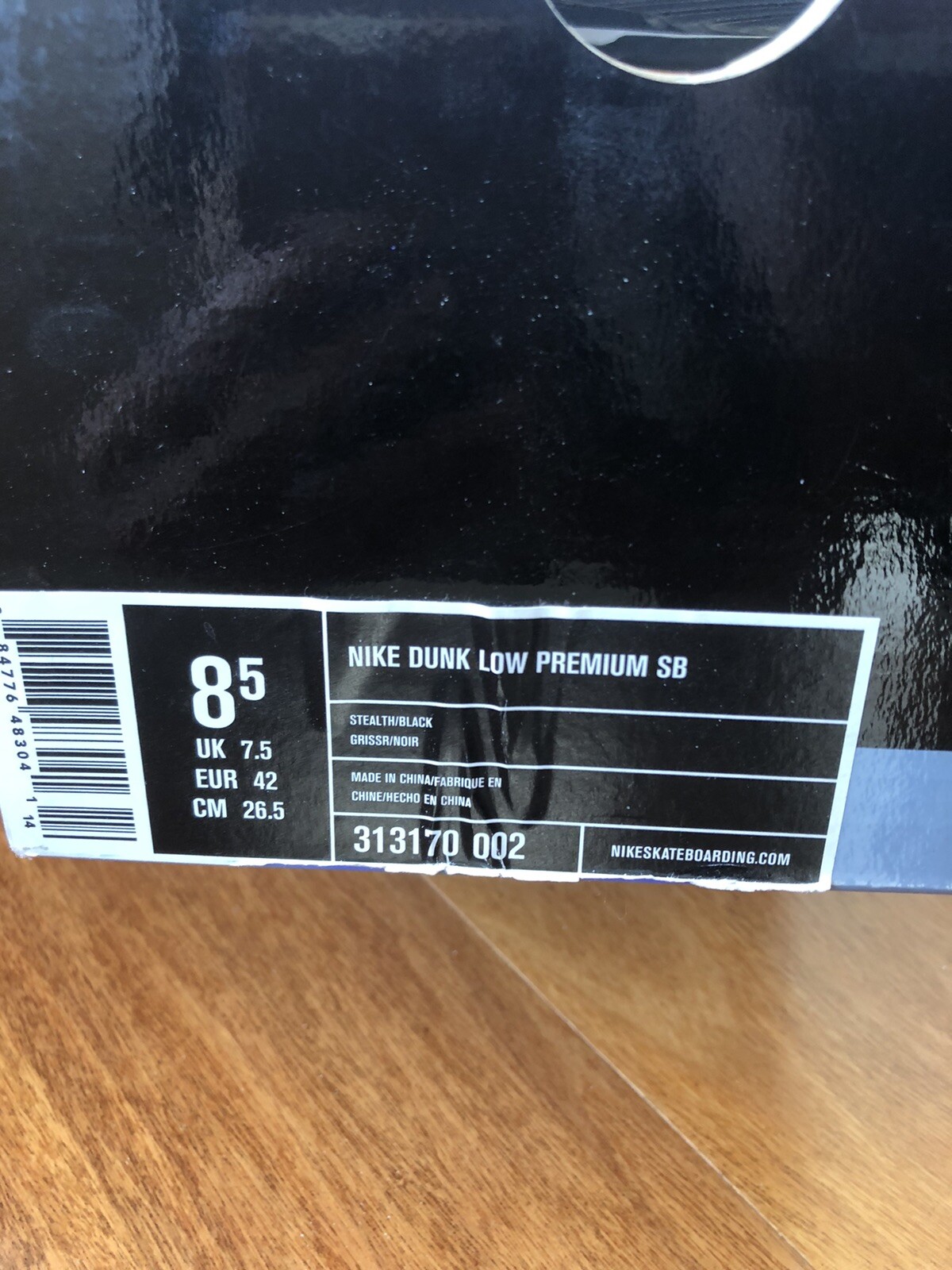 Size 8.5M - Nike SB Dunk Low Premium Lunar Eclipse West - LACE BAG DETACHED *DS* image 6