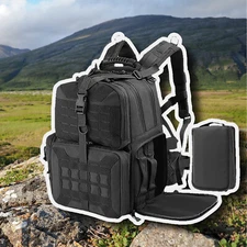 Ultimate Tactical Backpack – Securely Carry 3 Handguns, Ammo & Gear