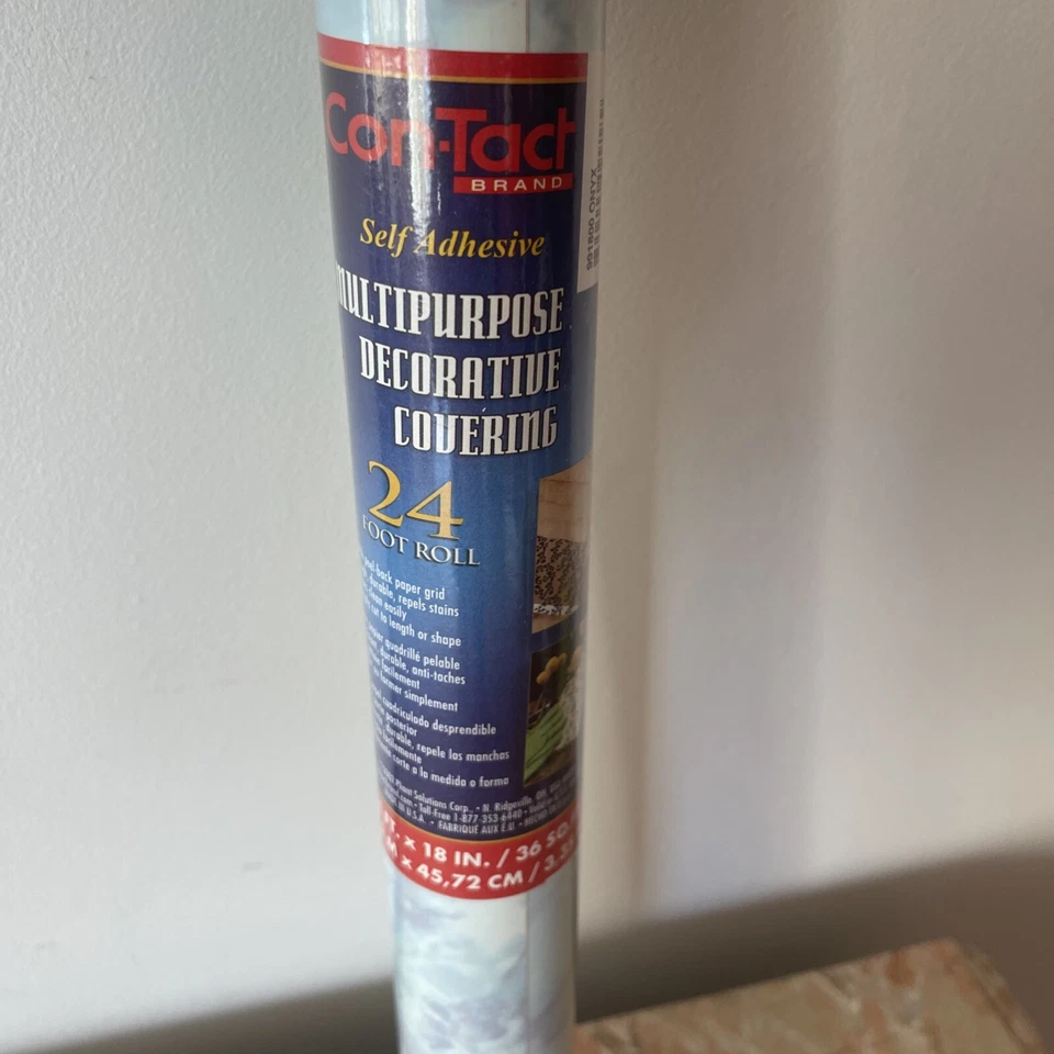 Rollo autoadhesivo marca Con-Tact 18"x24' - nuevo, sellado Foto 2 de 4