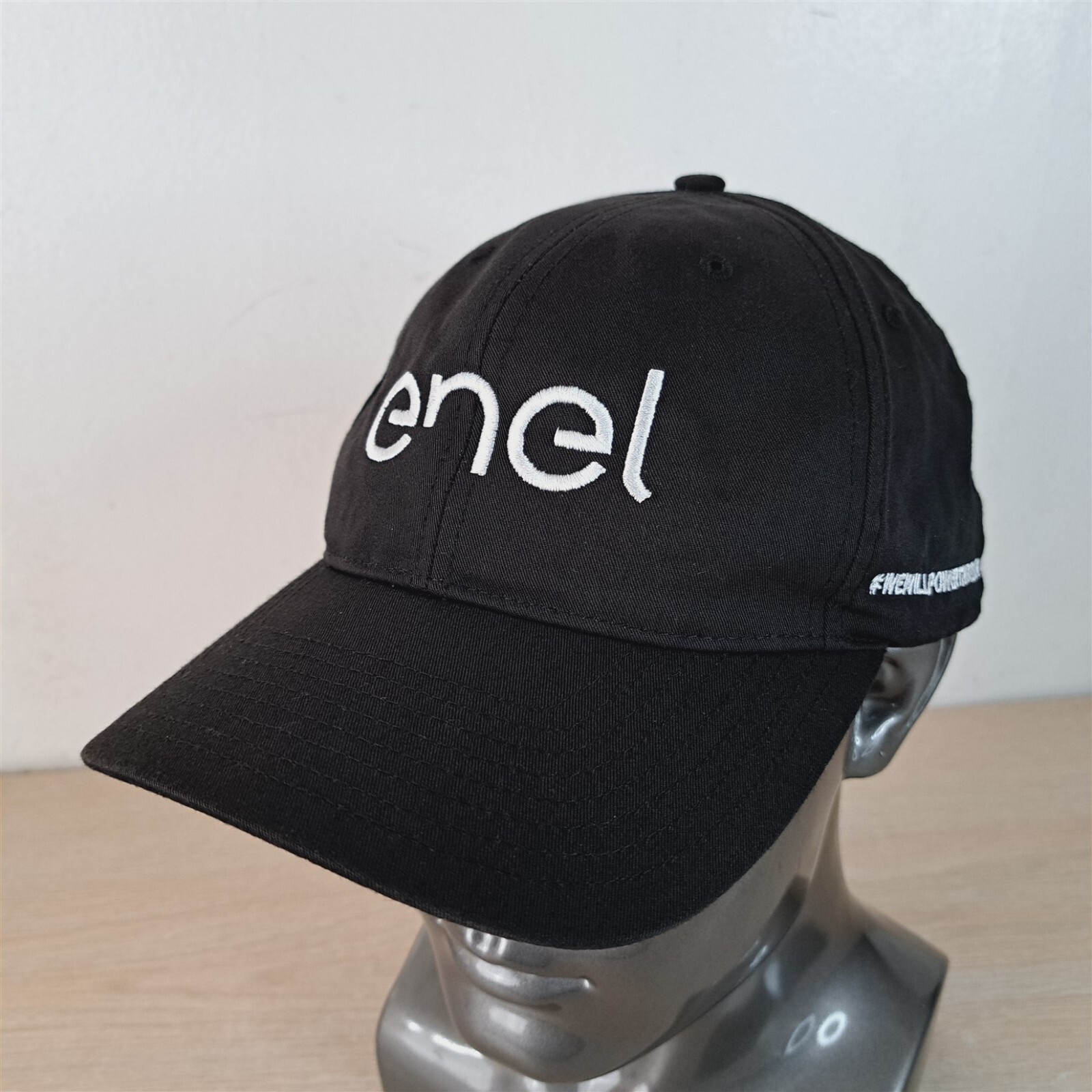 ENEL ADJUSTABLE SNAPBACK BASEBALL HAT/CAP, BLACK,… - image 3