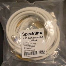 SPECTRUM HSD EZ Connect Kit Cabling PCTDHSK2, jumpers, splitters, coax  Cat5e