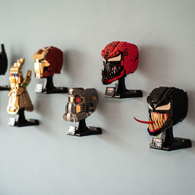 Wandhalterung für Lego Marvel und Batman Helme