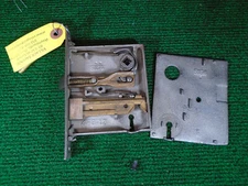 SARGENT 5164 REBUILT DOOR MORTISE LOCK w/KEY 2 1/2" BS, 5 1/4" FACE (42944)