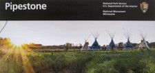 Pipestone National Monument National Park Service Unigrid Brochure Map