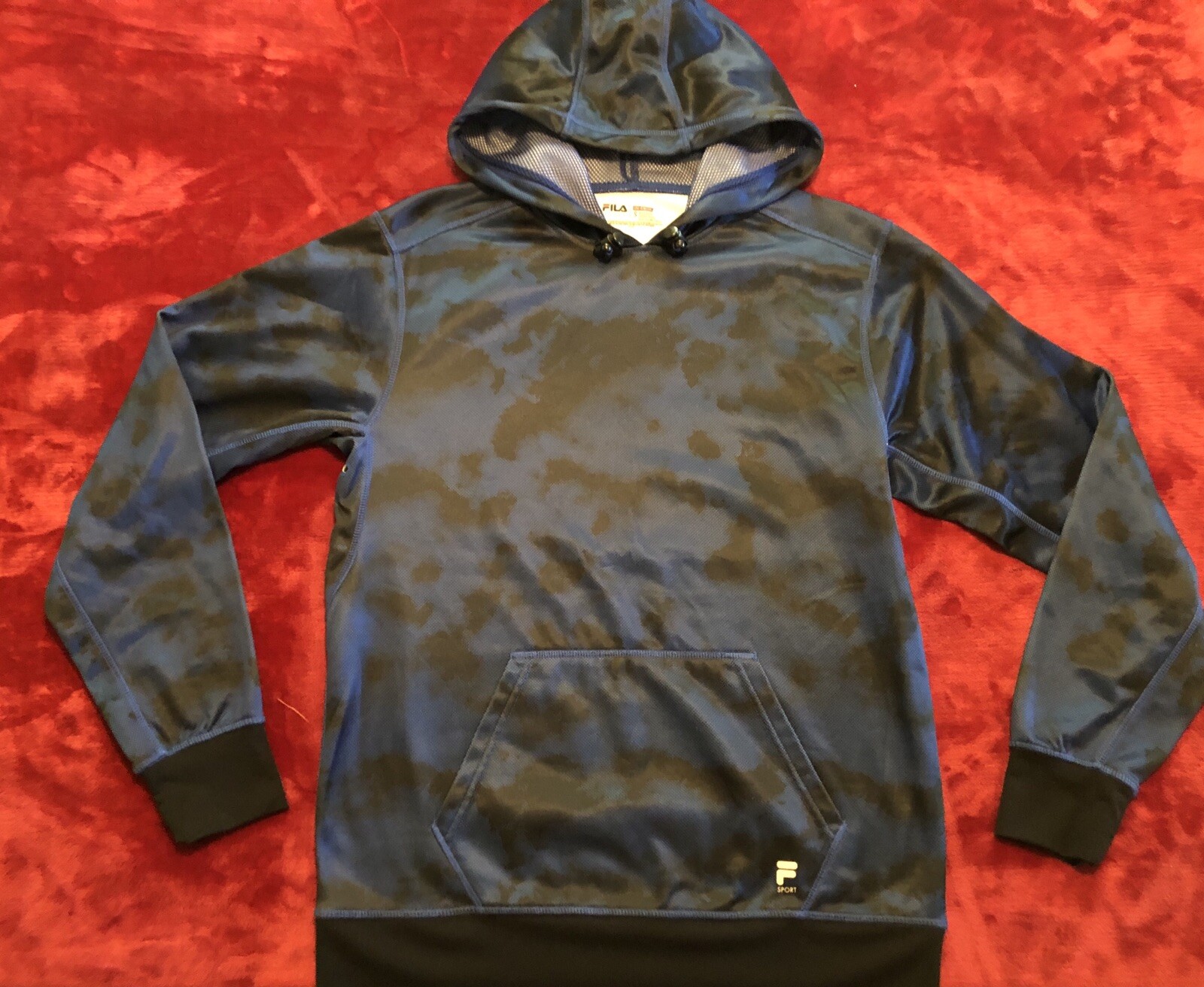 FILA Sport Felpa Uomo con Cappuccio Pista Uomo Pullover Piccolo Felpa con Cappuccio