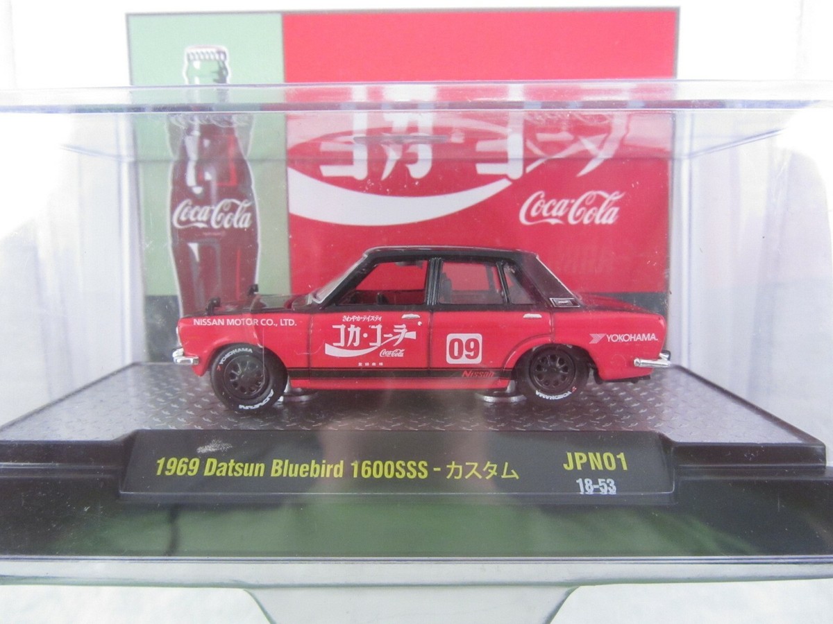 NEW 1969 Datsun BLUEBIRD 1600SSS COCA-COLA JPN01 Japanese Text M2