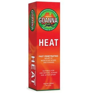 Goanna Heat Cream 100G Relief Of Muscular Aches Pains Strains Sport Injury - Picture 1 of 1