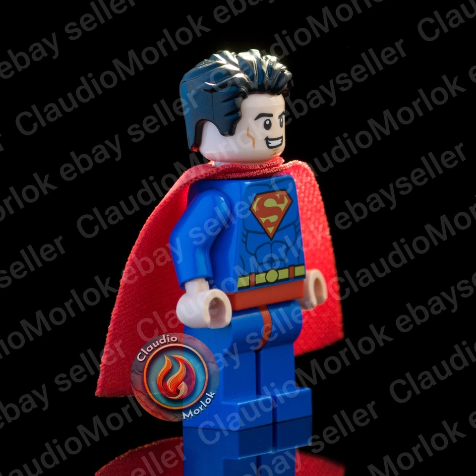 ⭐ LEGO Superman sh489 Minifigure DC Justice League sh0489 Super Heroes 76096 - Immagine 4 di 4