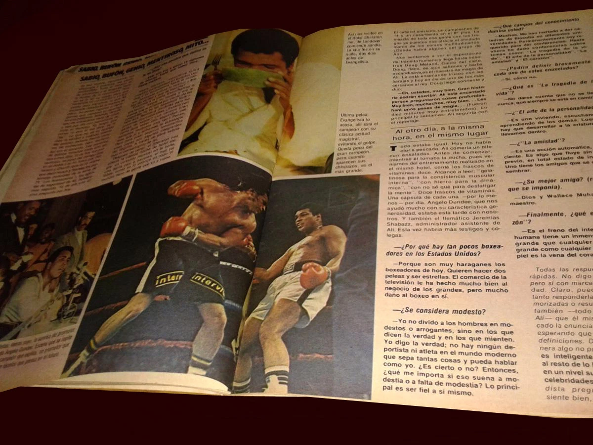 MUHAMMAD ALI "The Greatest" CASSIUS CLAY - El Grafico magazine Argentina 1977 - Picture 3 of 6