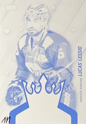 DEL 21/22 Pressplate, Scoring King SK09, Lucas Lessio (Krefeld)