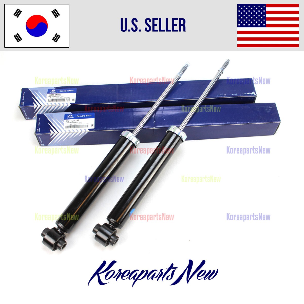 REAR Shock Absorber 2 pcs ⭐GENUINE⭐ 553112M650 Hyundai Genesis