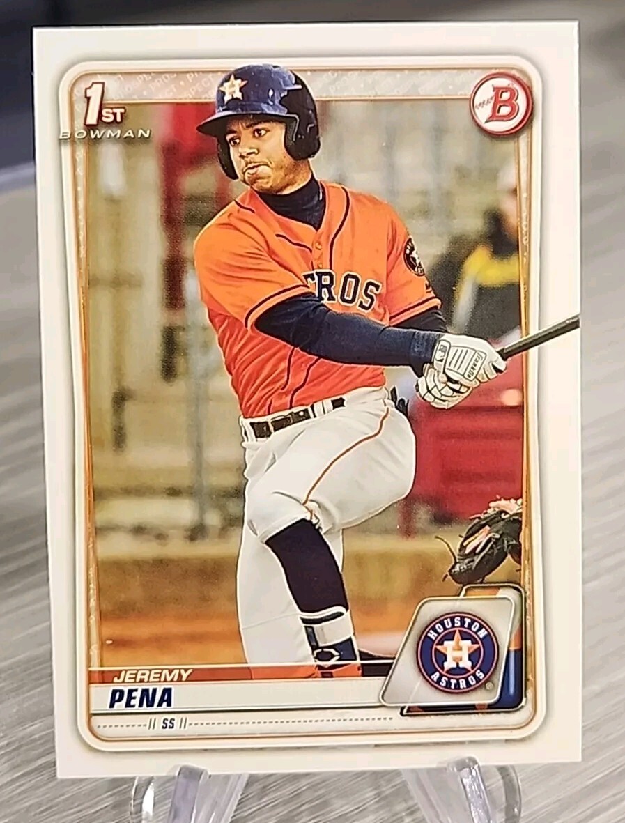 Jeremy Pena 2020 Bowman Paper 1st Bowman #BP-61 Houston Astros.