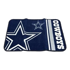 Dallas Cowboys 20 x 30 Inch Bath Rug with Non-Skid Backing