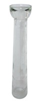Glasvase Vase H 43,5 Cm Zwiebelvase Blumenvase Oben Breit Zulaufend Aus Glas