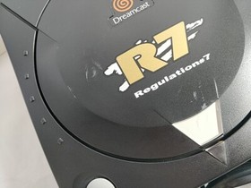 SEGA Dreamcast R7 Limited Black Console set (HKT-3000),Pad set, tested-e0727-