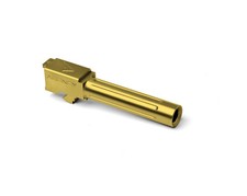 Agency Arms Mid Line Glock 43 / 43X Drop-In Match-Grade Fluted Barrel Gold TiN