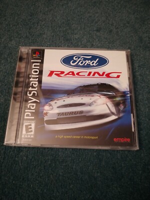Ford Racing - Sony Playstation 1 PS1 Original Complete in Box CIB
