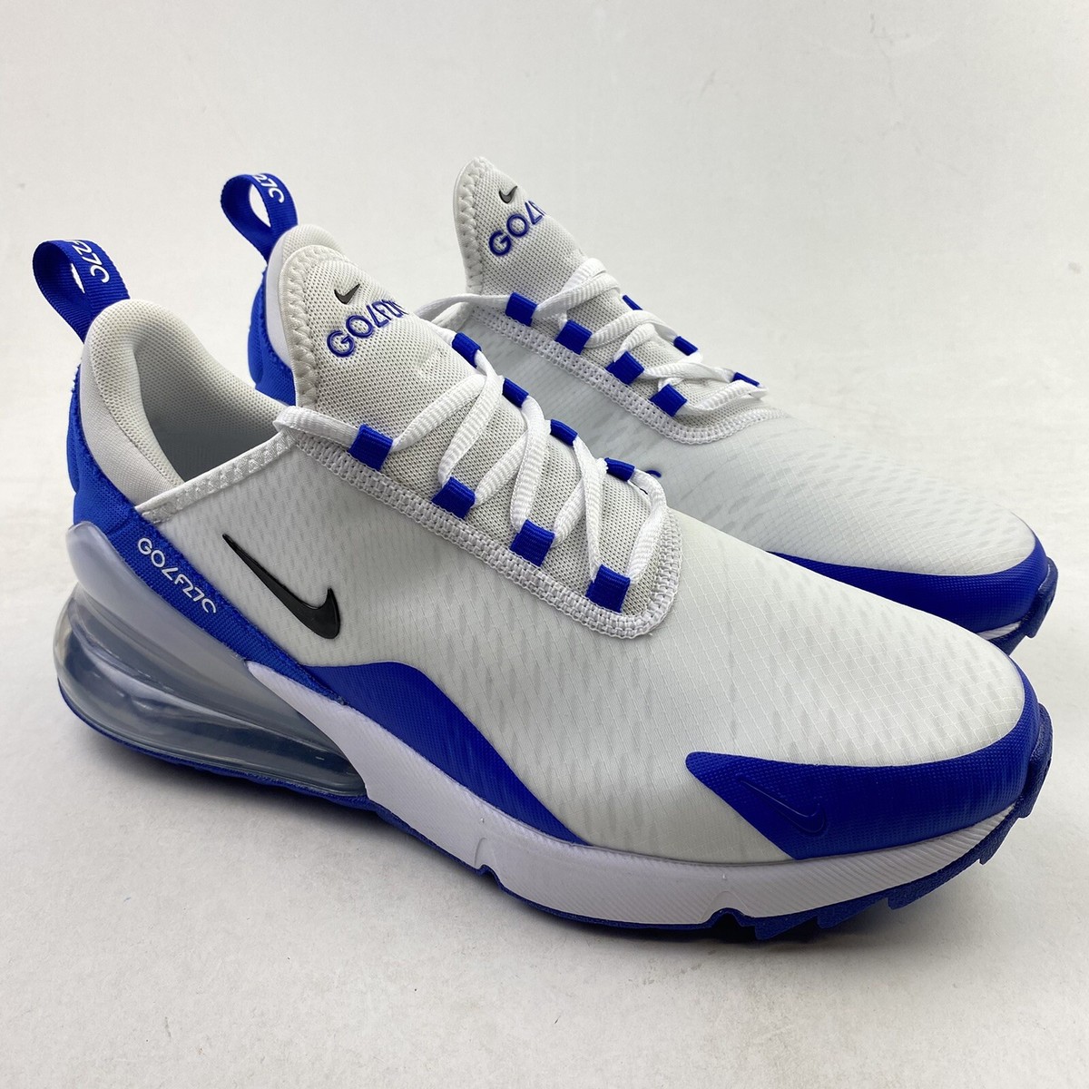 NIKE - NIKE AIR MAX 270 G US9.5 新品 CK6483-106 Nike Air Max 270 Golf Shoes White/Blue Mens Size 9.5