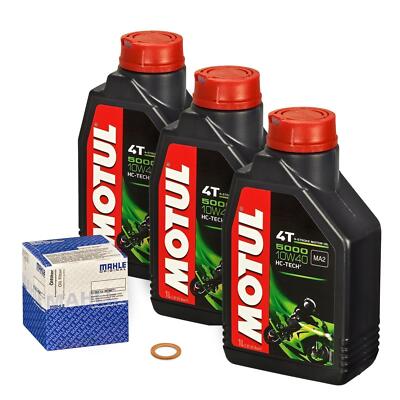 Honda XL 600 V Transalp, 87-00, PD06 PD10, Motul 10w40 Öl, Mahle Ölfilter Set